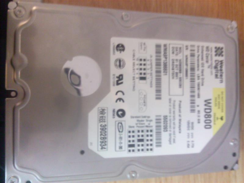 WD800BB-53CCB0 - 01-Oct-2001 - WD-WMA9P1386601 - photo-1