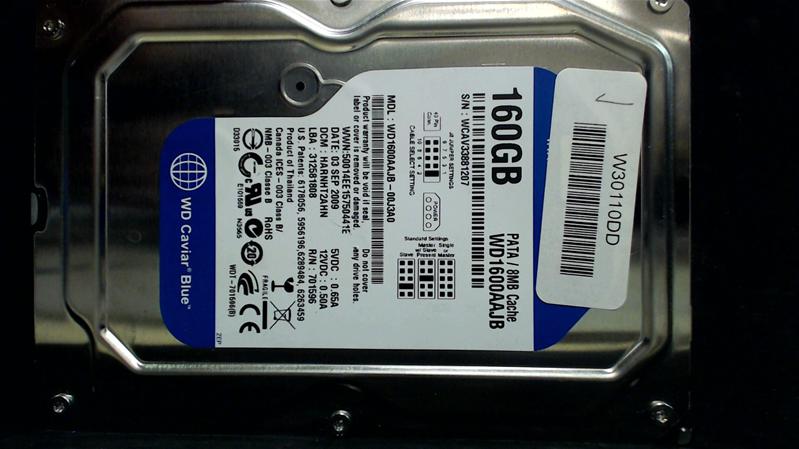 WD1600AAJB-00J3A0 - 03-Sep-2009 - WD-WCAV33881207 - photo-1