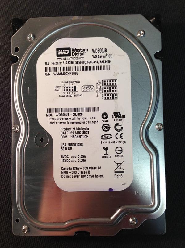 WD800JB-00JJC0 -  - WD-WMAM9CXK7066 - photo-1
