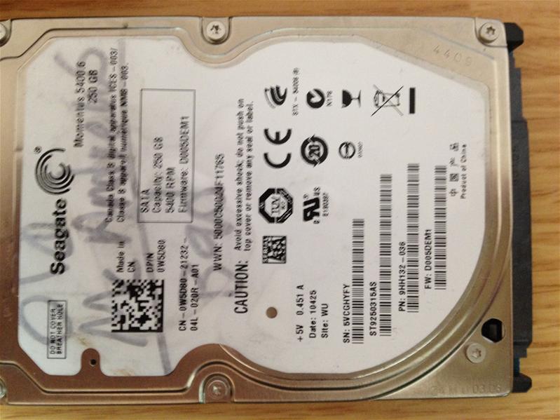 ST9250315AS - 27-Mar-2010 - 5VCGHYFY - photo-1