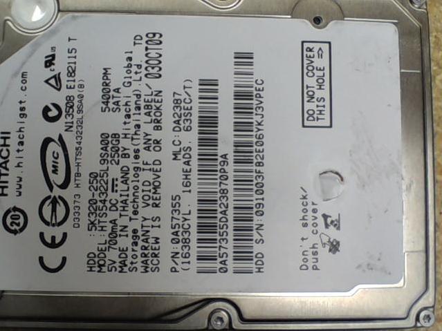 HTS543225L9SA00 - 03-Oct-2009 - 091003FB2E06YKJ3VPEC - photo-1